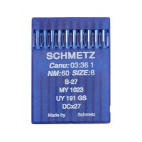 Schmetz Industrial overlock machine needles B 27,81x1, DCx21 size 60/8